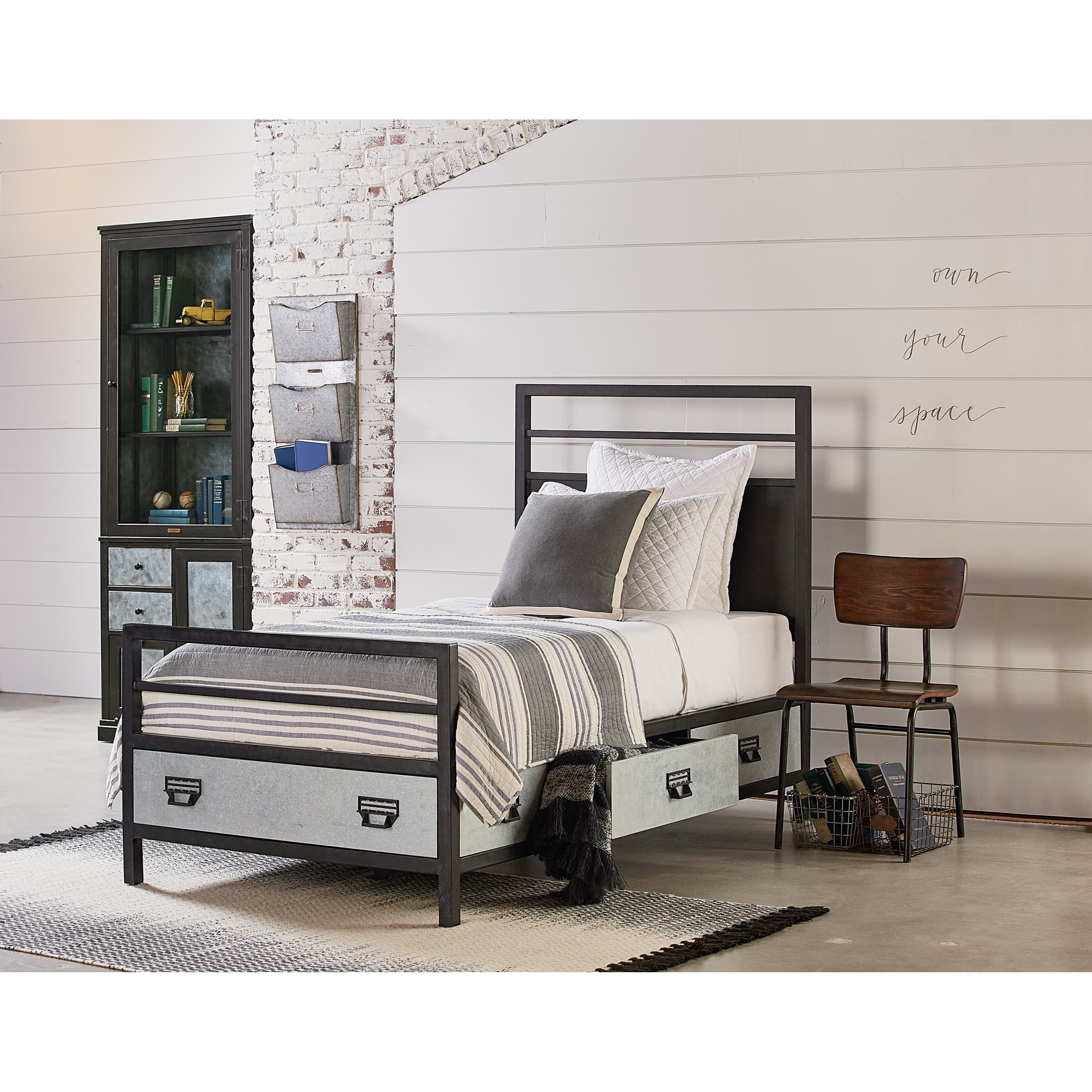 Magnolia Home by Joanna Gaines Industrial Industrial Full Bedroom Group